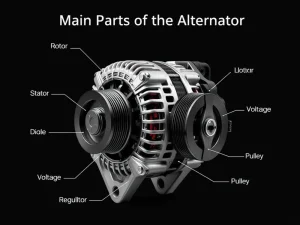 car alternator parts Diagram