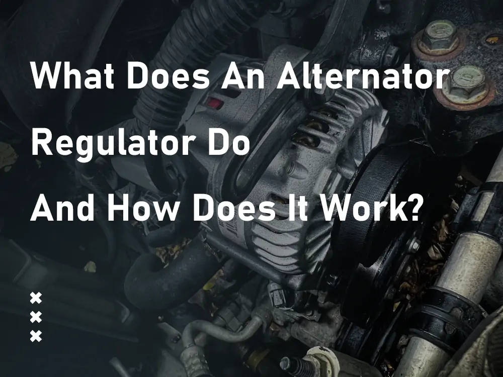 ¿Qué hace un regulador de alternador